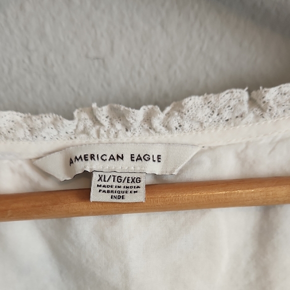 American Eagle Outfitters Cream Bustier Tank Top - Picture 2 of 9